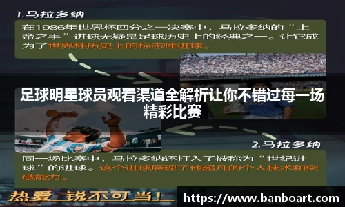 足球明星球员观看渠道全解析让你不错过每一场精彩比赛